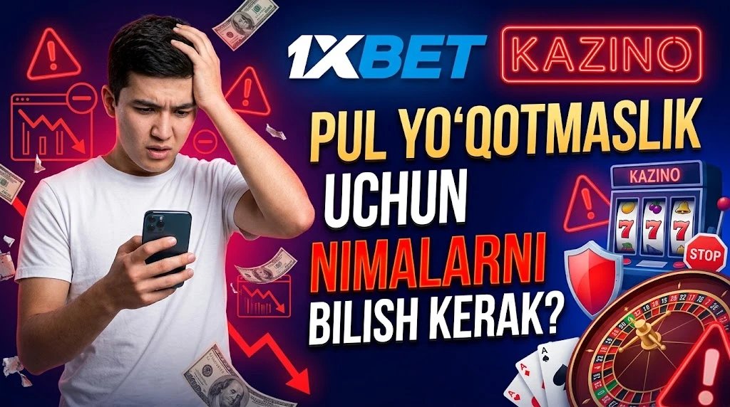 1xBet kazino: pul yo'qotmaslik uchun nimalarni bilish kerak