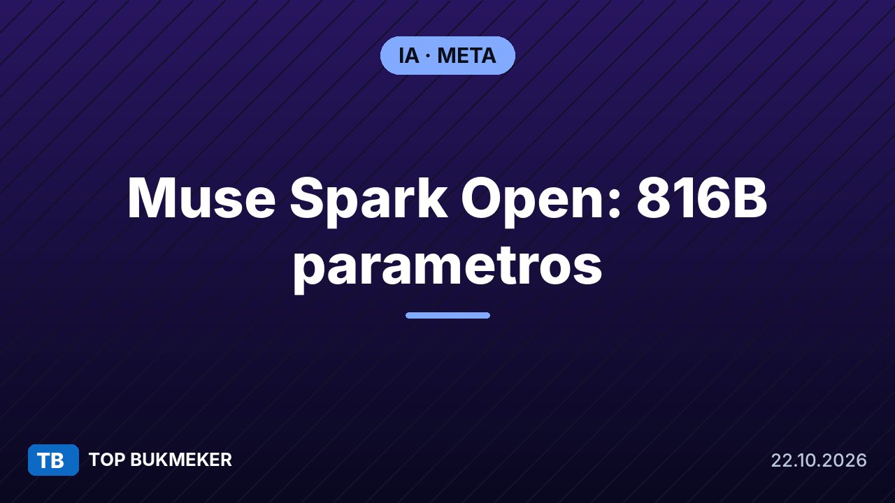 Meta lanza Muse Spark Open: modelo de pesos abiertos de 816.000 millones de parámetros