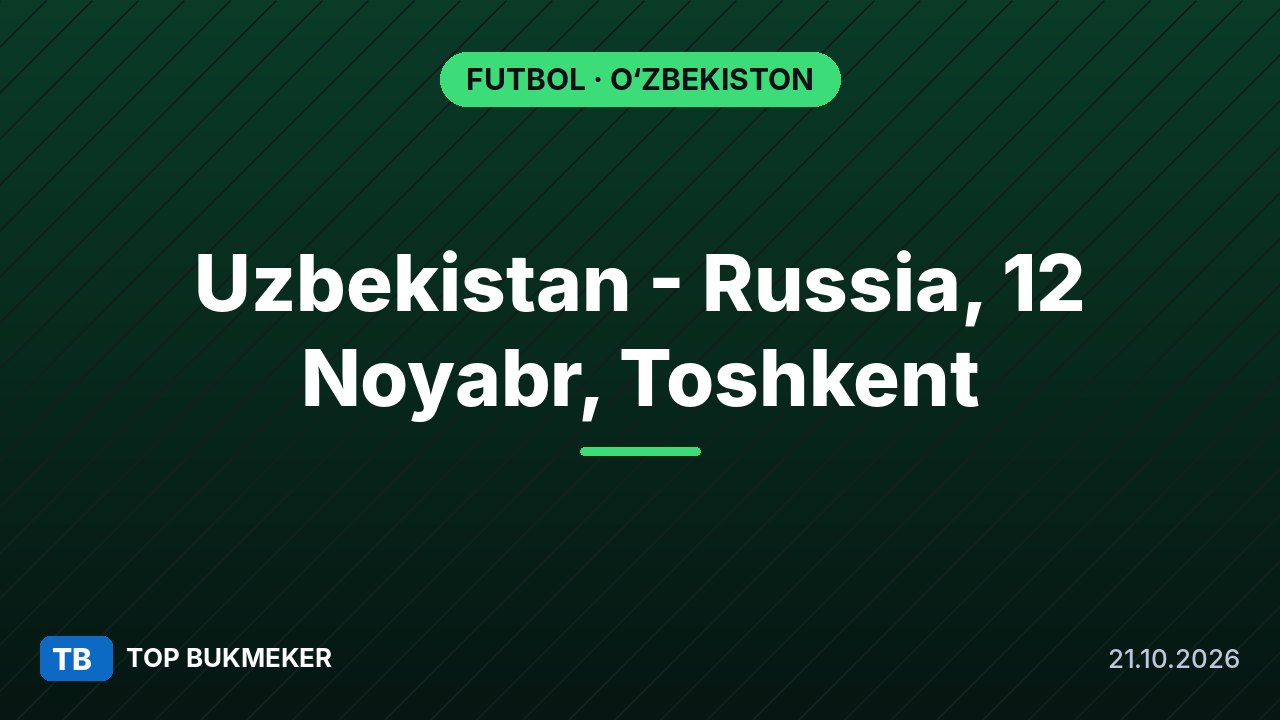 Fabio Kannavaro jamoasi 12-noyabr kuni Toshkentda Rossiya bilan o‘ynaydi: oktyabr o‘yinlari natijasi