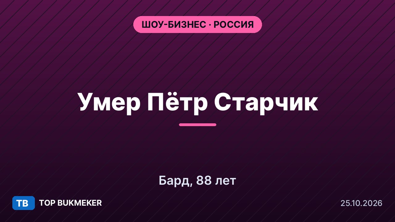 Умер бард Пётр Старчик в возрасте 88 лет во Франции